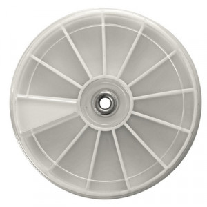 Boîte en plastique avec système de fermeture par rotation, 12 cases, Ø 80 x 12 mm