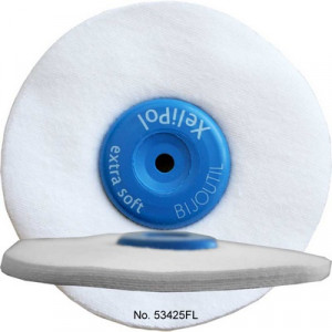 XeliLPol extra-soft, Ø 125x6mmdisque, toile flanelle, max. 1‘500 trs/min