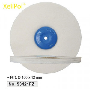 XeliLPol felt, Ø 100x12mmdisque, feutre