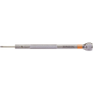 Tournevis d'horloger en laiton chromé, Ø 0.50 mm