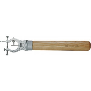 Huit-chiffre "Lyre" guilloché en laiton avec conserve-pivots en rubis, ouverture parrallèle, Ø 15 mm