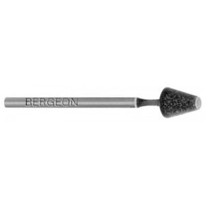 Meule en carbure de silicium, Ø 6.5 mm, sur tige acier Ø 2.35 mm