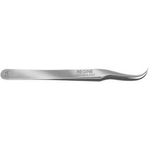 Brucelles en acier carbone Regine, pointes 7A, longueur 110 mm