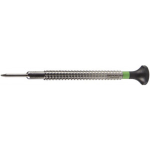Tournevis d'horloger à profilé spécial, Ø 2.00 mm, en acier inox, tête ergonomique en matière synthétique POM autolubrifiant
