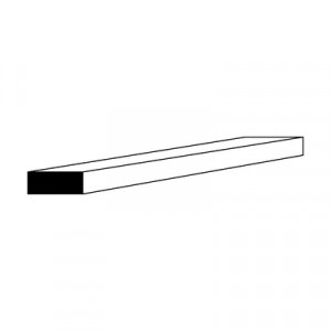 Pierre Degussit rectangulaire, 100 x 25 x 10 mm, grain rude