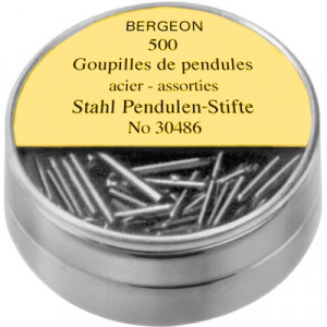 Goupille en acier pour réveils et pendules, en paquet de 500 pièces