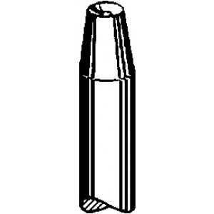 Rivoir concave, percé, Ø trou 0.50, Ø ext. 2.20 mm