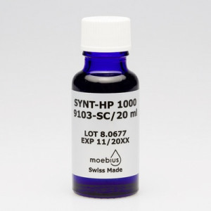 Huile MOEBIUS Synt-HP-1000 9103, incolore, 100% synthétique, pour haute pression, 5 ml