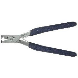 Pince à couper les spiraux et les métaux tendres, tête droite, pointue aux extrémitées, longueur 110 mm