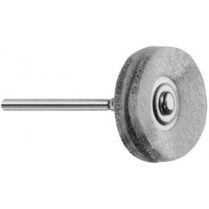 Petite brosse en cuir, Ø 22 mm, sur tige Ø 2.35 mm