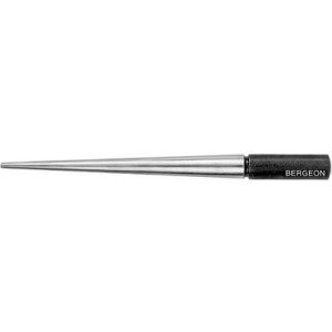 Triboulet pour bagues, forme ronde, en acier poli, longueur utile 150 mm