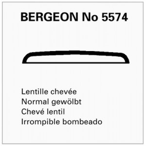 Verre incassable - Lentille chevée, Ø 106 mm