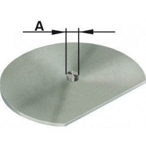 Plaque intermédiaire pour chassage décentré, Ø 3.25 mm