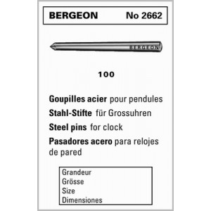 Goupilles en acier, Ø 0.40 mm, en paquet de 100 pièces