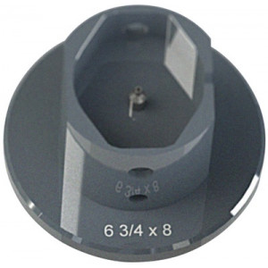 Porte-mouvement standard Bergeon, calibre 6 3/4’’’ x 8’’’, en aluminium anodisé