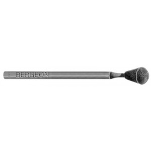 Meule en carbure de silicium, Ø 4 mm, sur tige acier Ø 2.35 mm