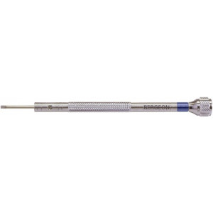 Tournevis d'horloger en laiton chromé, Ø 2.50 mm