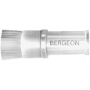 Brosse blanche douce en nylon, Ø 10 mm
