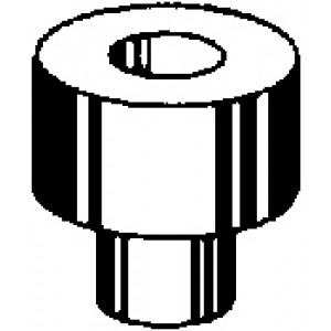 Tasseau plat, percé, Ø trou 3.00 mm, Ø ext. 5.00 mm