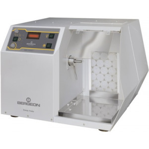 Polisseuse avec variateur électronique avec porte-meule, filtre, tube néon et clef à fourche.Pour droitier de 0 à 3'600 tr / m 220 V