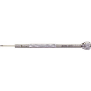 Tournevis d'horloger en laiton chromé, Ø 0.70 mm