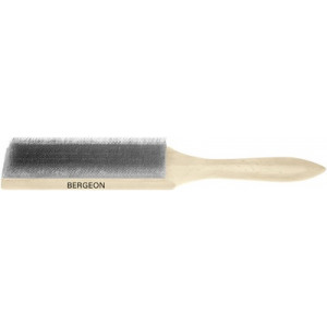 Brosse carde pour limes, fil acier, largeur 40 mm, longueur 250 mm