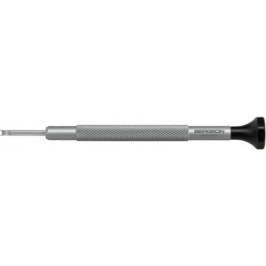 Outil pour enlever les pitons Etachron, manche en aluminium éloxé, pointe en inox trempé 54 HRC