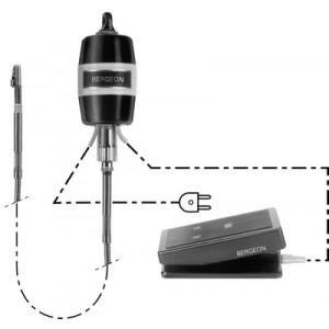 Moteur suspendu, pour fraiser, ébarber, meuler, polir et percer, sens de rotation à droite, jusqu'à 12000 rpm, 120 W, 110 V
