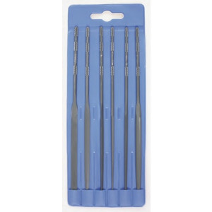 Assortiment de 6 limes aiguilles, en étui