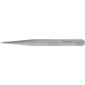 Brucelles B-NOX en acier inox, finition soignée, pointes 00, bonne duretée, longueur 120 mm