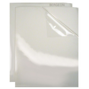 Feuille de masquage statique en PVC transparent, épaisseur 0,18 mm, format A4