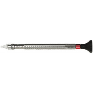 Chasse-aiguilles à tête tournante avec embout en matière synthétique, rouge, Ø 1.20 mm