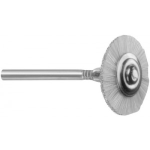 Petite brosse en crin rude, Ø 17 mm, sur tige Ø 2.35 mm