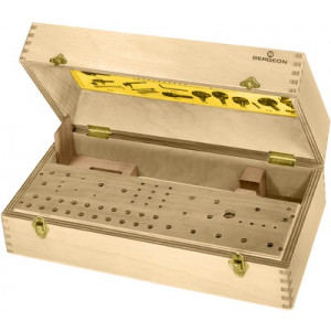 Coffret bois, 410 x 215 x 125 mm