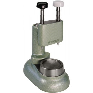 Potence pour poser les aiguilles avec 2 broches: Ø 1.00 et 1.20 mm, base Ø 31 mm