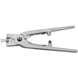 Pince aux rivets pour étiquettes en fonte d'aluminium, longueur 160 mm