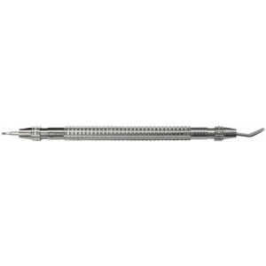 Outil aux barrette en acier avec pointe et fourchette standard avec serrage des embouts par mandrin