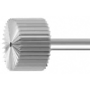 Fraise de forme à denture fine, en acier outil, Ø tige 2.35 mm, longueur 44.5 mm, Ø  8.00 mm