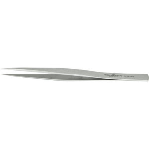 Brucelles B-ANTIMAG en acier antimagnétique, finition soignée, pointes AA, bonne résistance aux acides et à la corrosion, longueur 130 mm