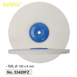 XeliLPol felt, Ø 100x6mmdisque, feutre