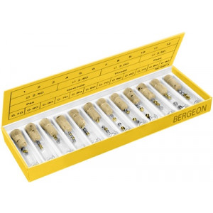 Assortiment de 48 couronnes anti-poussière, étanches pour montres quartz