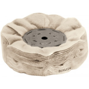 Disque à polir en coton, Ø 150 mm, Ø trou 10 mm, épaisseur 30 mm