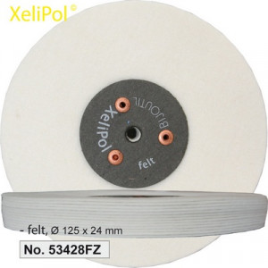 XeliLPol felt, Ø 125x24mmdisque, feutre