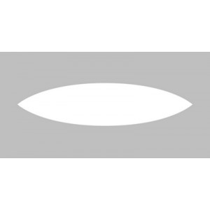 Lentille seule pour loupe ARY standard et maxi No 2, grossissement 5 x