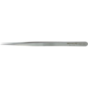 Brucelles B-NOX en acier inox, pointes SS, bonne duretée, longueur 140 mm