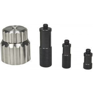 Kit adaptateur de mesure pour tournevis dynamométriques avec 3 douilles de guidage