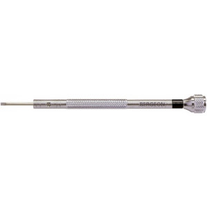 Tournevis d'horloger en laiton chromé, Ø 1.00 mm
