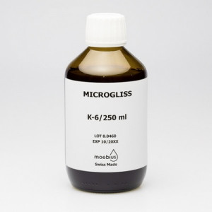 Huile MOEBIUS Microgliss K-6 pour la micromécanique, 250 ml