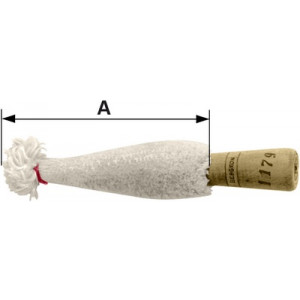 Cône en coton pour bagues, longueur 100 mm