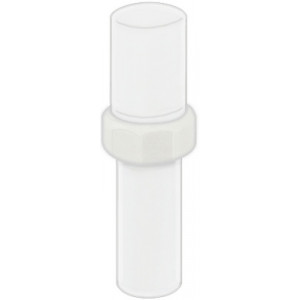 Mèche à flancs parallèles en acier rapide, Ø 0.60 mm, en tube de 2 pièces